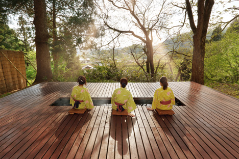 Yamagataya Shinrin foot bath