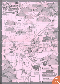Picture map of sightseeing spots