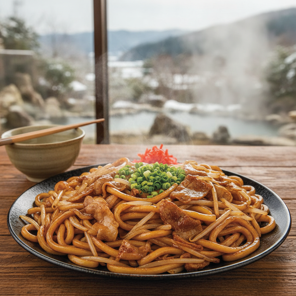 なみえ焼きそば完全ガイド:熱塩温泉から味わう復興の味と福島の多様性